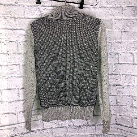 Guess quarter zip pullover sweater boys brown/tan sz med - Picture 2 of 5